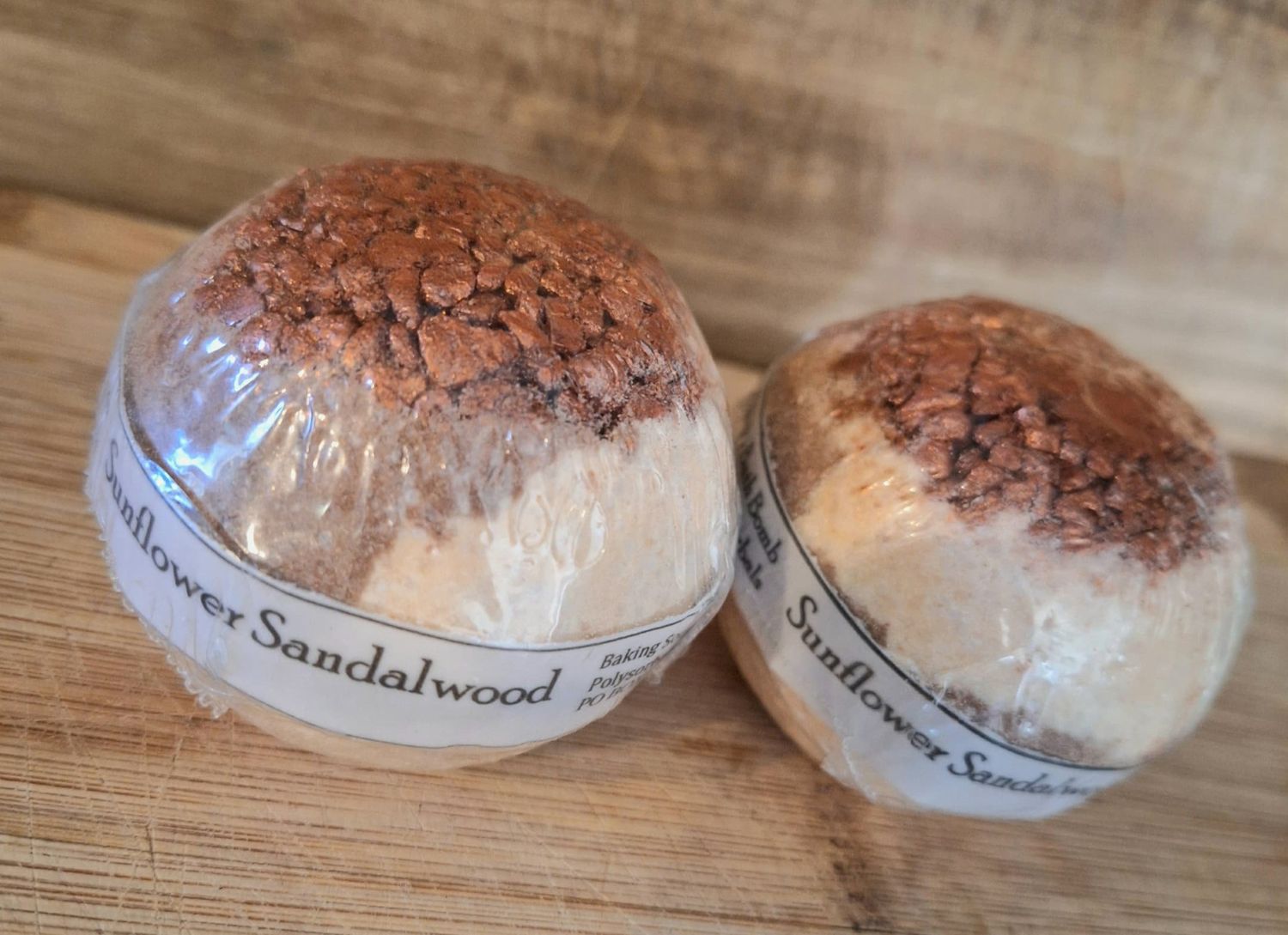 Bath Bombs ~ Sunflower Sandalwood