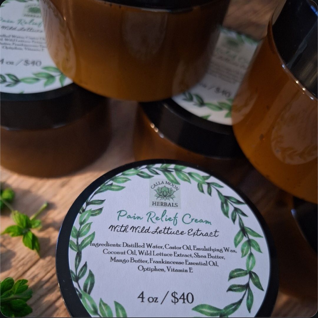 Pain Relief Cream ~ with Wild Lettuce Extract