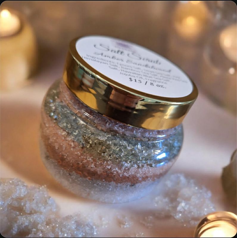 Salt Scrub ~ Amber Sandalwood