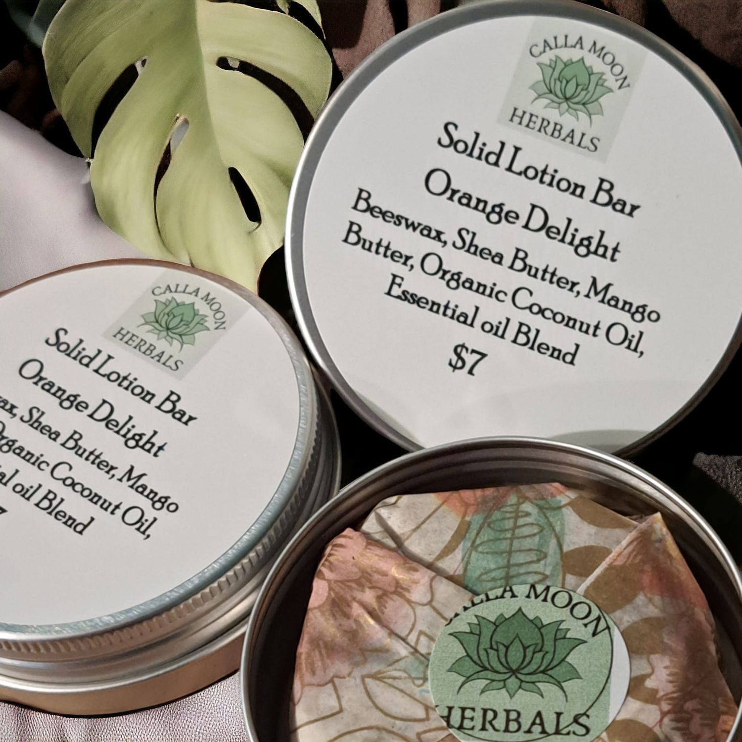Solid Lotion Bars ~ Orange Delight
