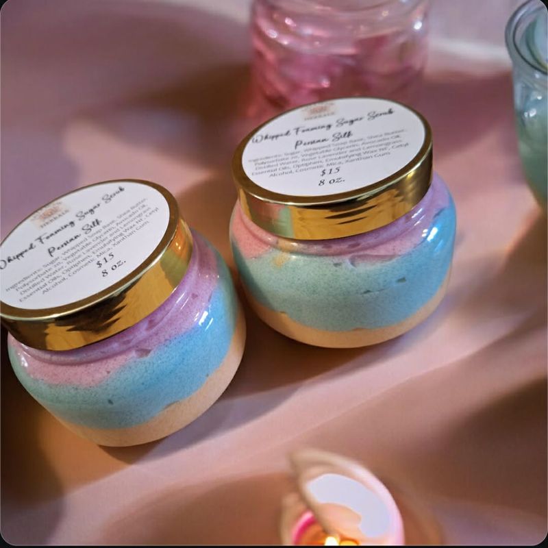 Whipped Foaming Sugar Scrub ~ Persian Silk