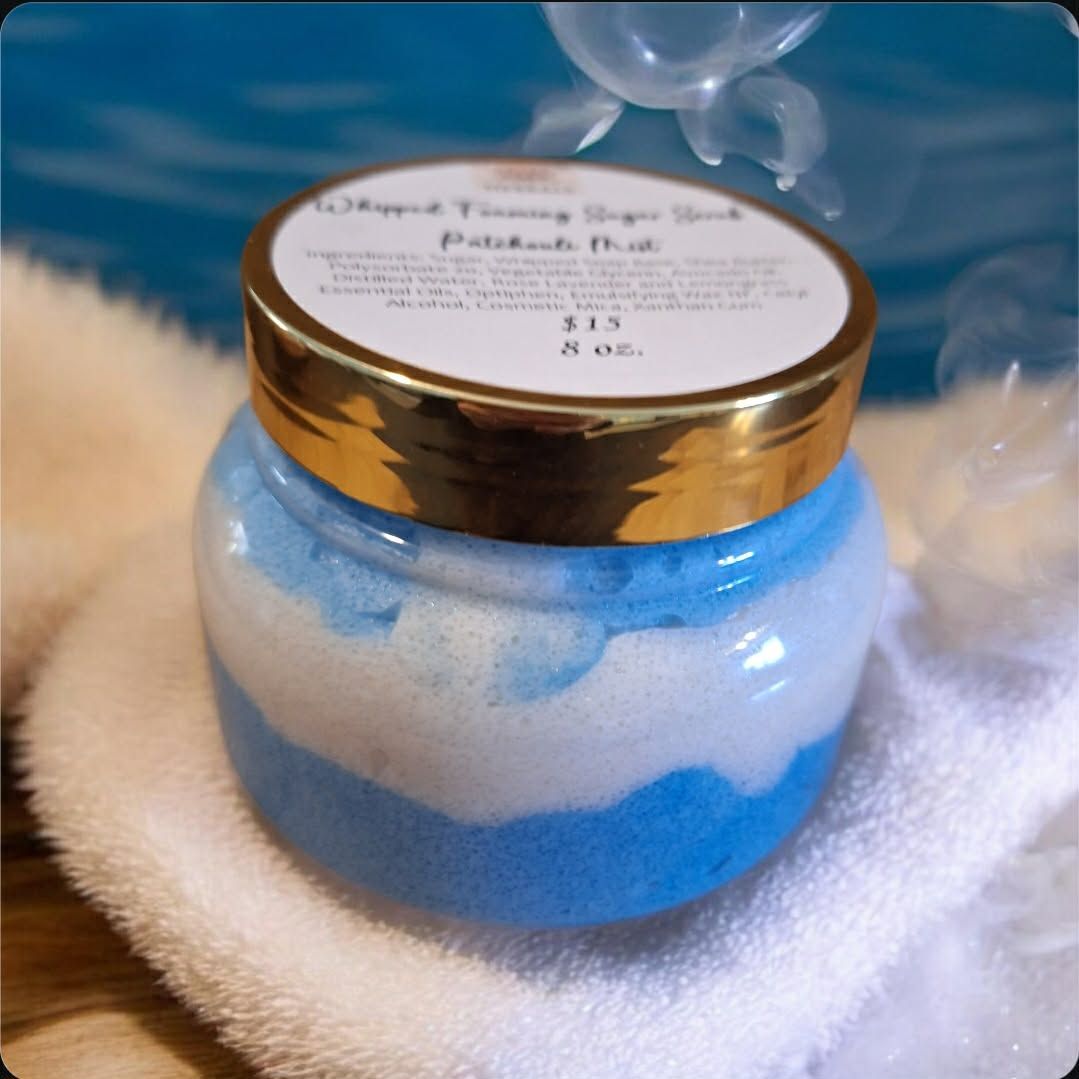 Whipped Foaming Sugar Scrub ~ Patchouli Mist