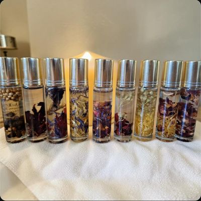 Botanical Custom Blended Essential Oil Perfumes