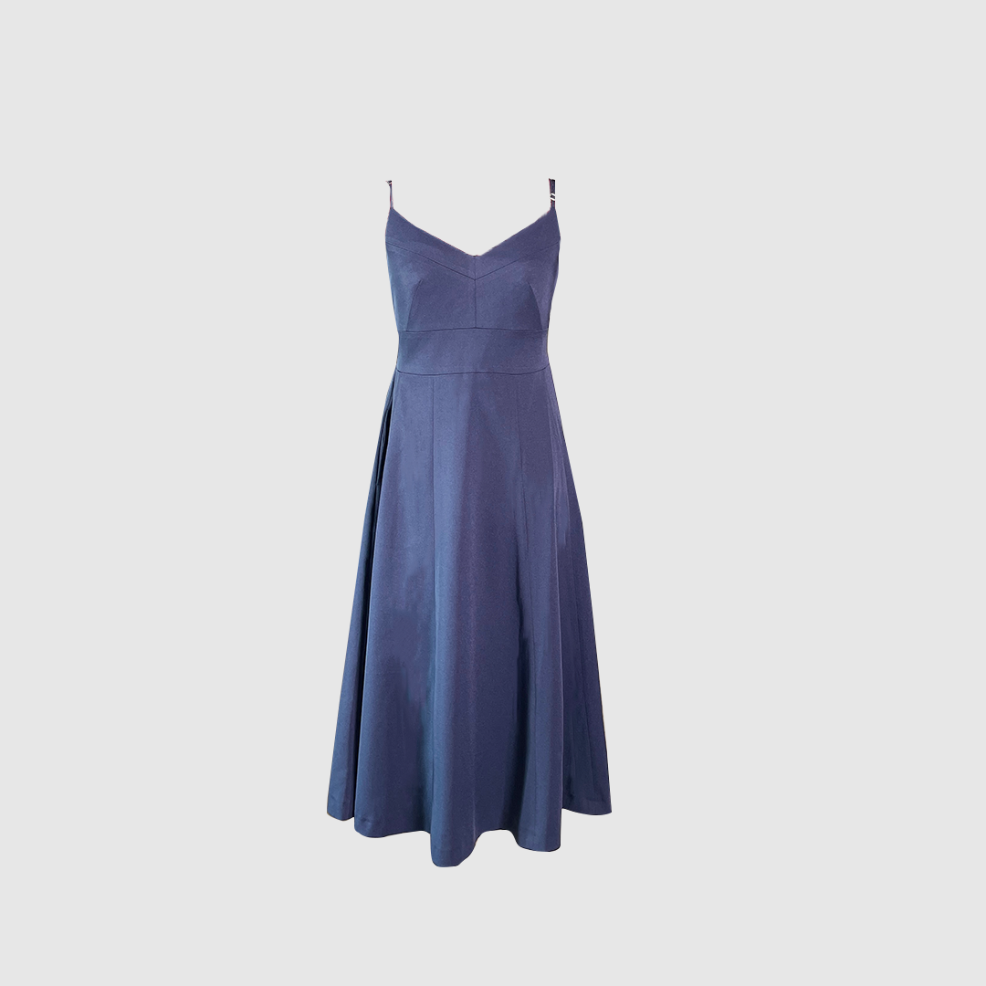 Zenith Dress in Navy