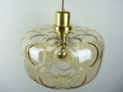 Glazen bubbelglas hanglamp