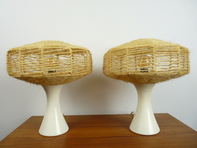 Vintage tafellampen (set van 2)