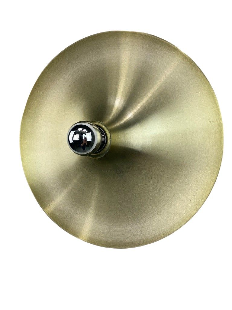 Space-Age Disc wandlamp goud