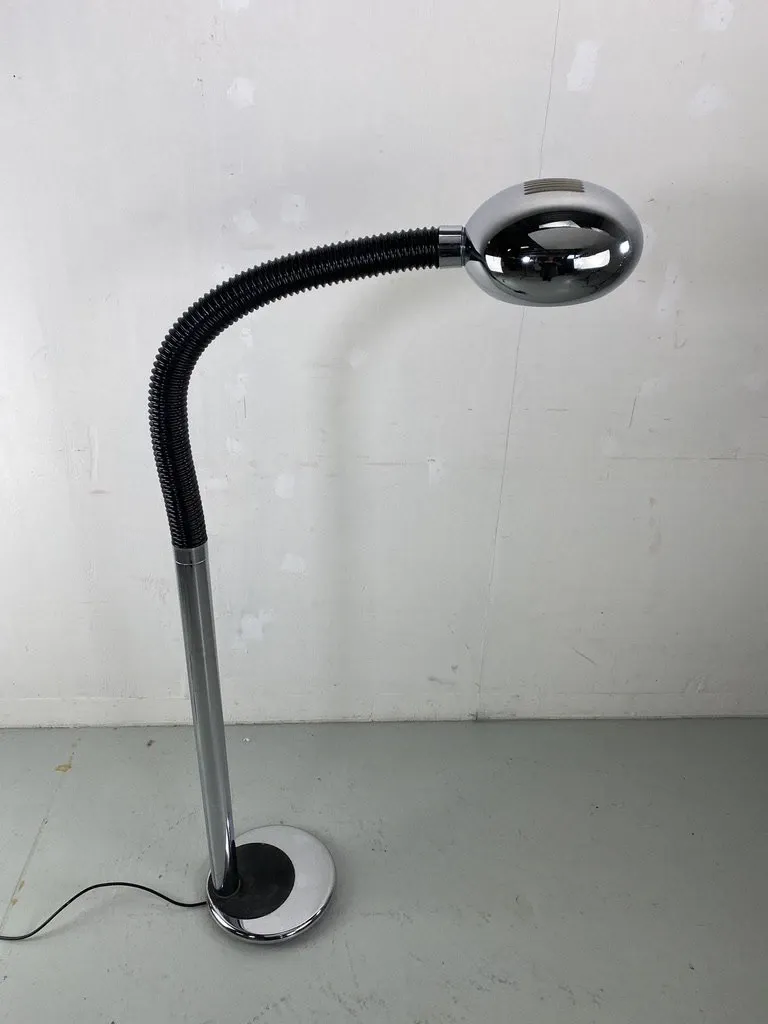 Herda &#39;Gooseneck&#39; Vloerlamp Vintage