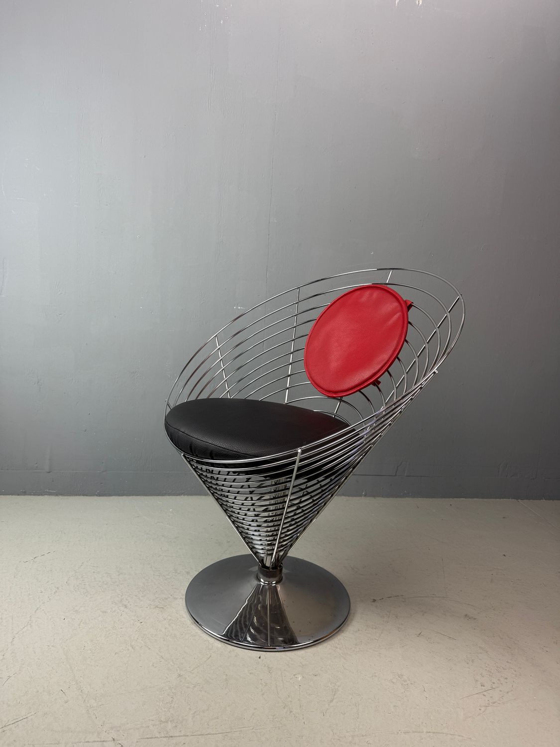 Originele Verner Panton Wire Cone Chair - 1988 - Fritz Hansen