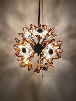 Murano flower sputnik pendant lamp