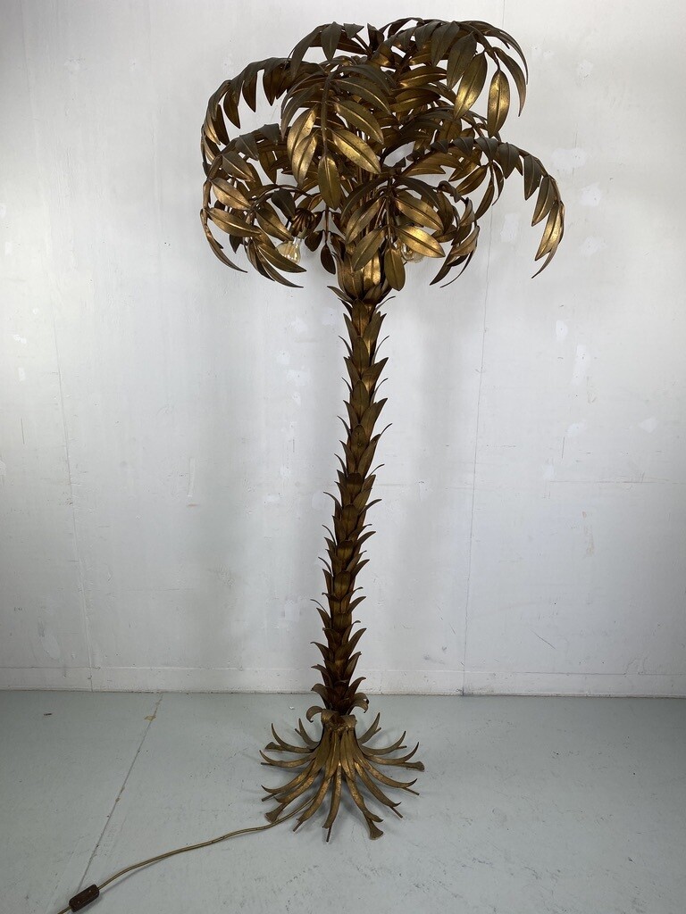 Vintage palmboom lamp van Hans Kögl