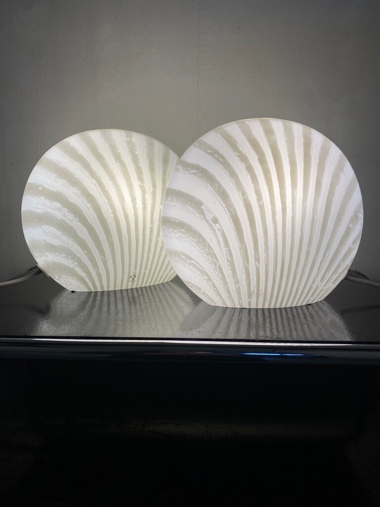 Peill &amp; Putzler shell table lamps (set)