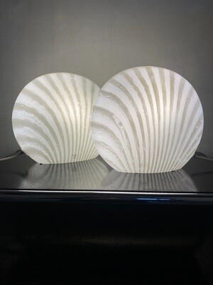 Peill & Putzler shell table lamps (set) Peill & Putzler shell table lamps (set)