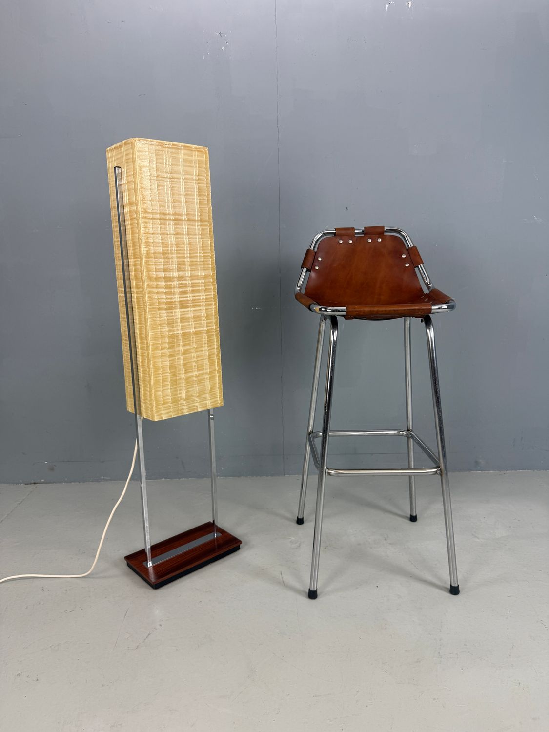 Cocoon Vloerlamp Mid-Century Hustadt Leuchten, Duitsland 1960