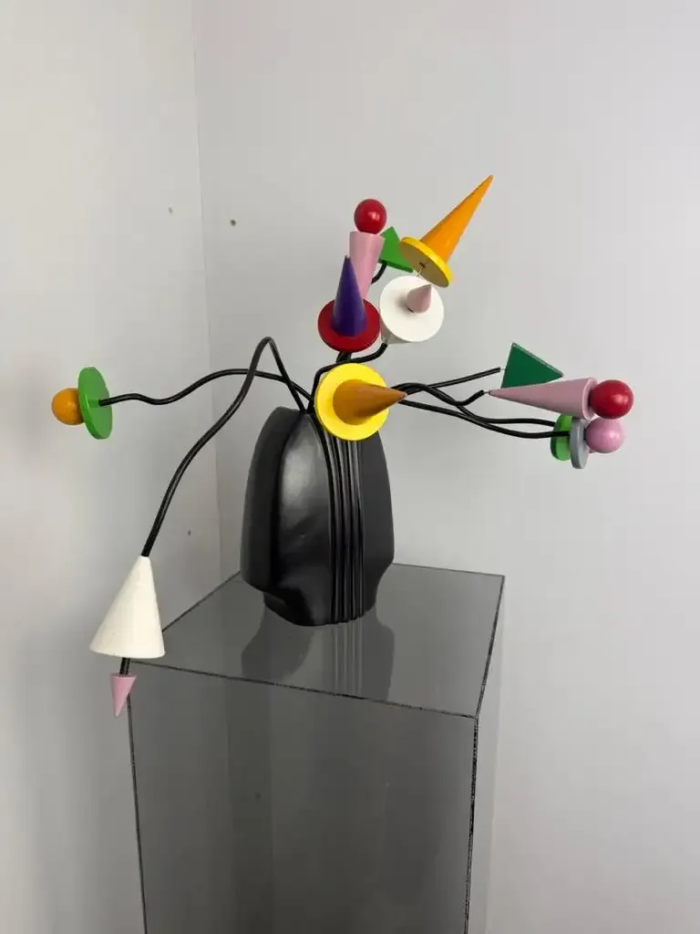 Memphis flower bouquet Ettore Sottsass style - Italy