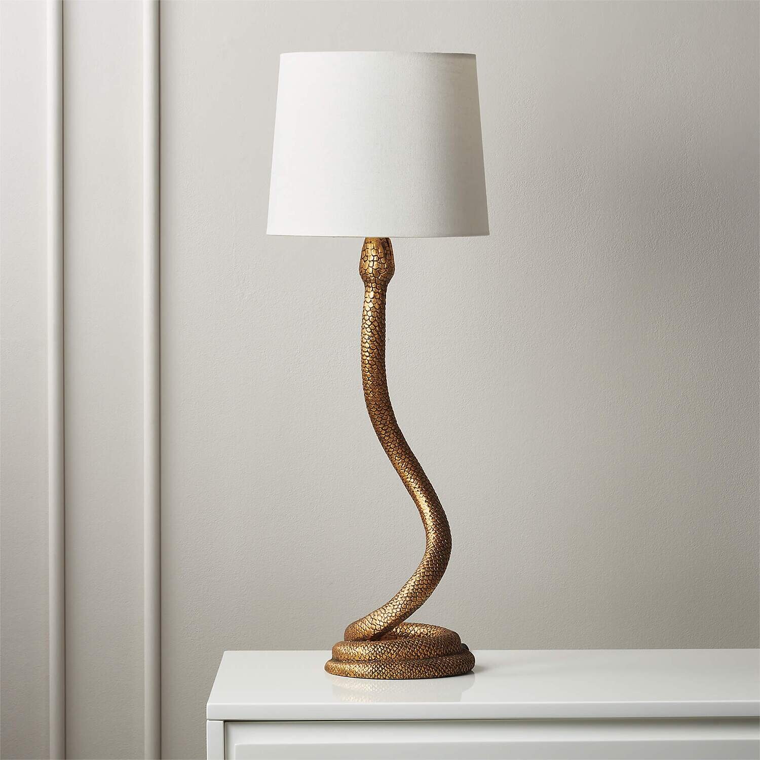 SNAKE BRONZE TABLE LAMP