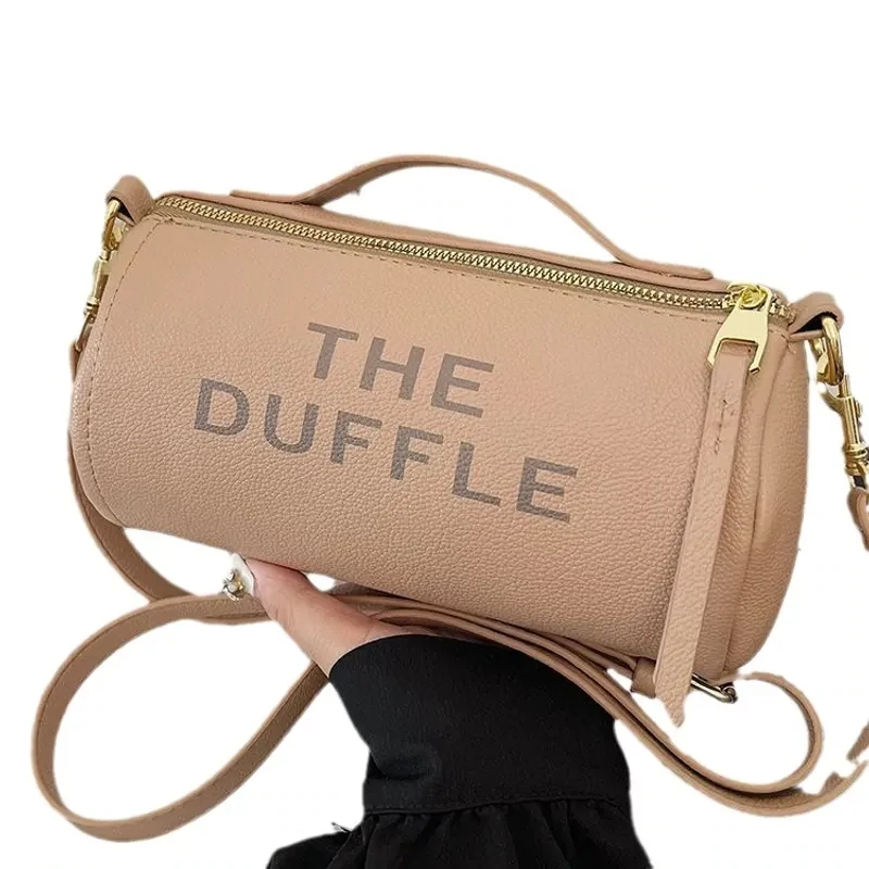 &quot;The Duffle&quot; Cylindrical Zipper Shoulder Bag