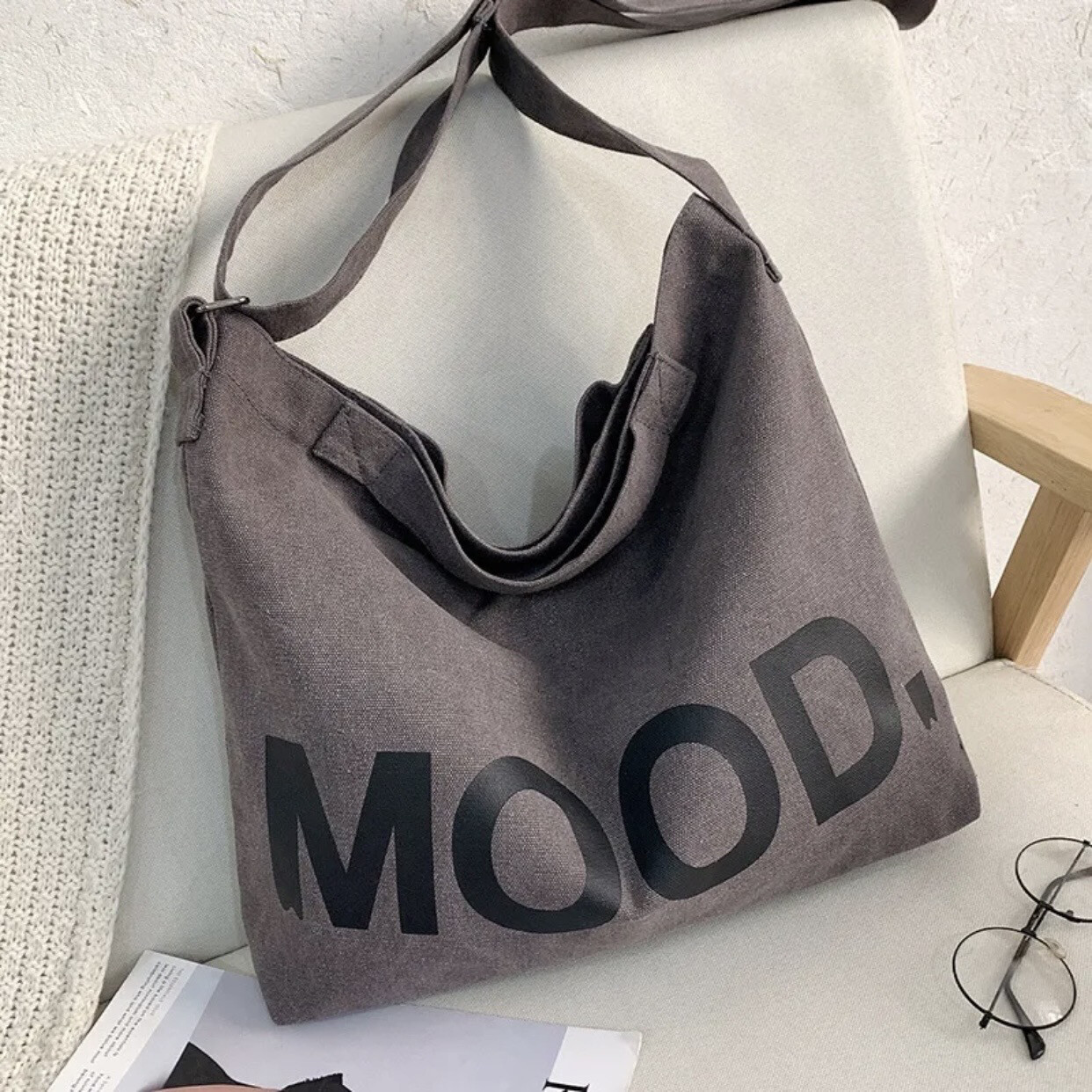 Mood Canvas Tote Bag