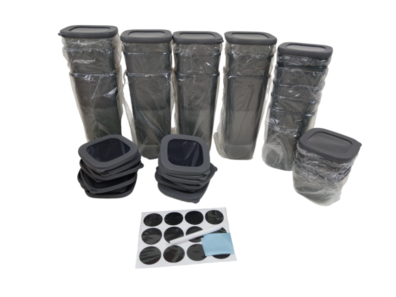 UANDU Vorratsdosen mit Deckel Luftdicht Set, BPA-frei, 24er Vorratsdosen-Set