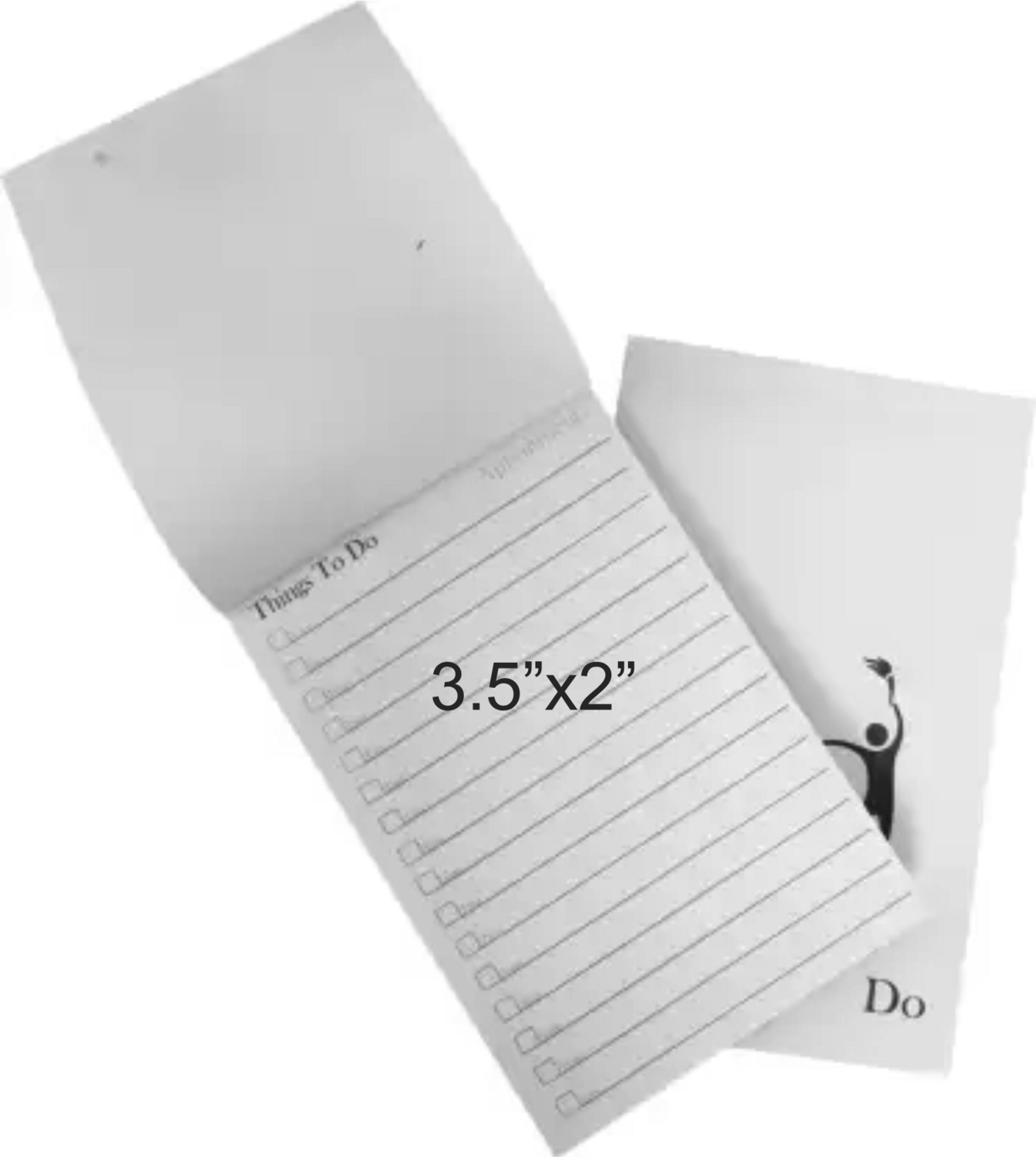 Libreta de 50 hojas en blanco y negro