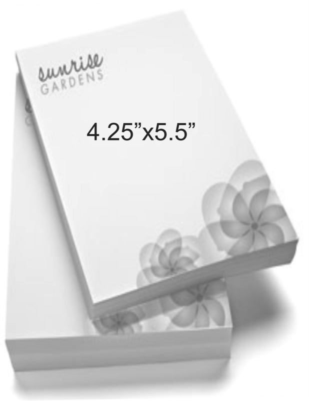 Libreta de 50 hojas 4.25&quot; x 5.5&quot; Blanco y Negro