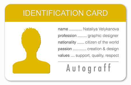 Tarjetas de Identificación en Cartulina laminada