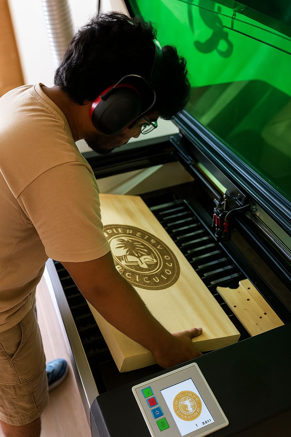 Cuadre (Set up) laser