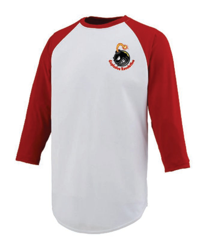 Camisetas de Color Manga 3/4  Unisex Microfibra (Dry fit) con Bordado