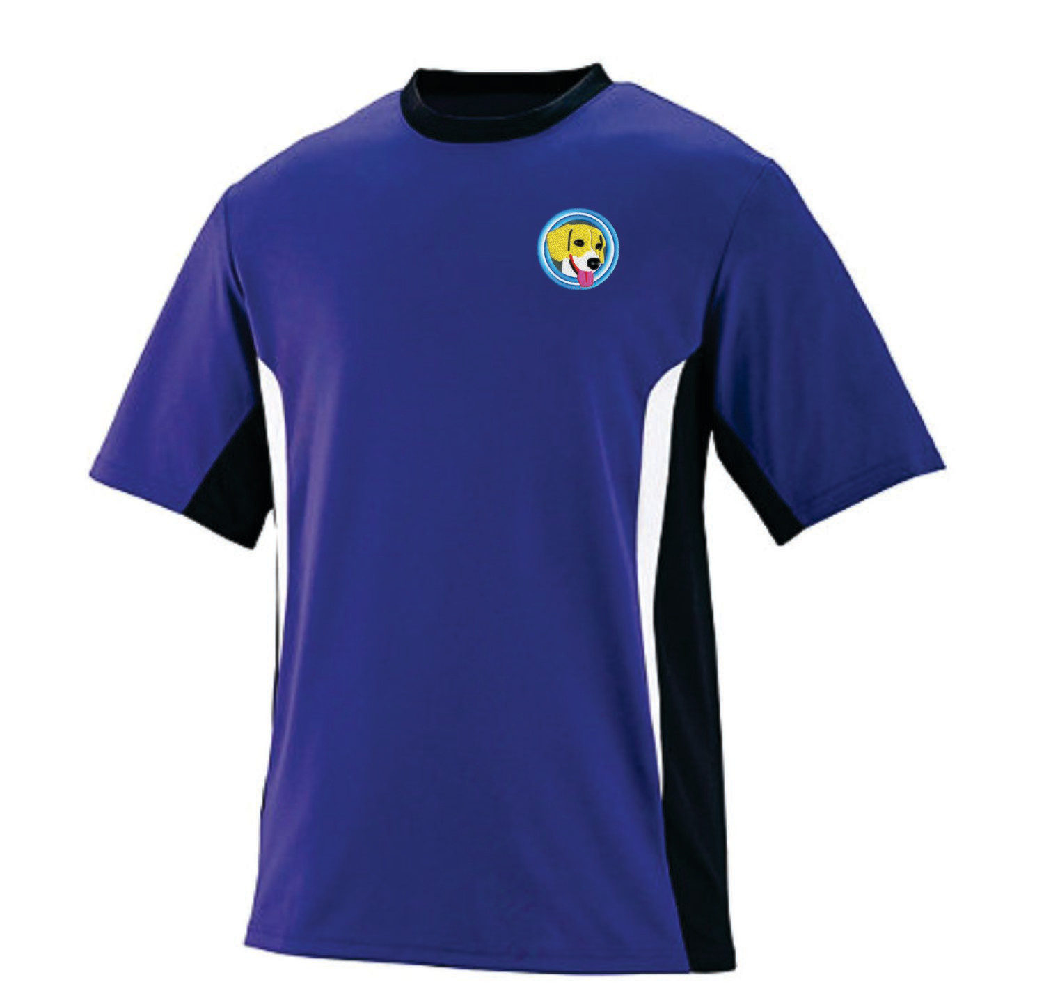 Camisetas de Color Tres Tonos Unisex Microfibra (Dry fit) con Bordado