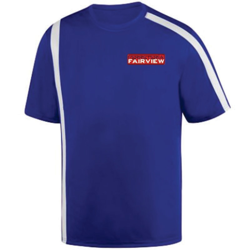 Camisetas de Color Dos Tonos Unisex Microfibra (Dry fit) con Bordado
