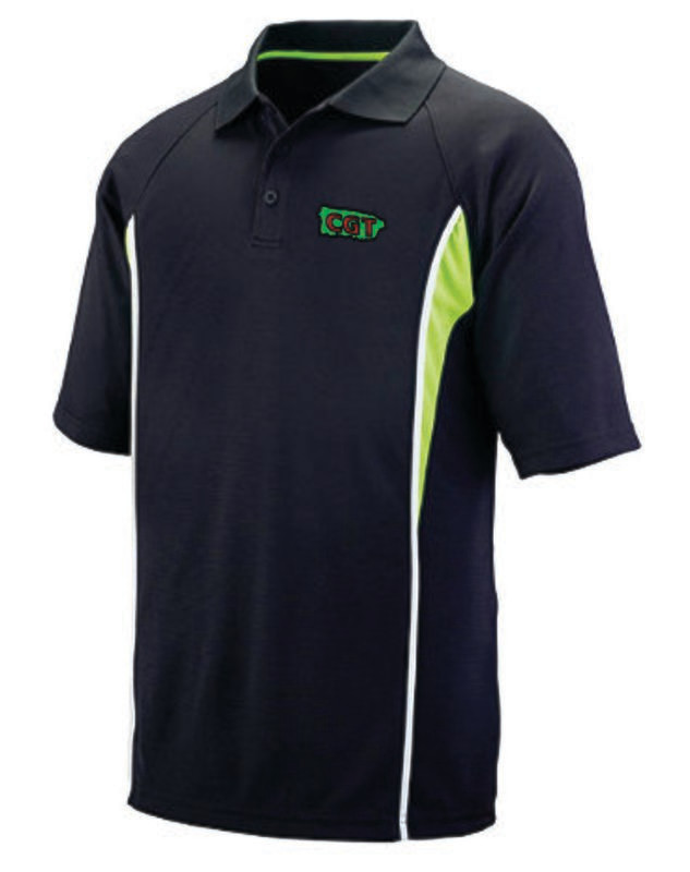 Polos de Color Tres Tonos en Microfibra (Dry fit) con Bordado AU-5023