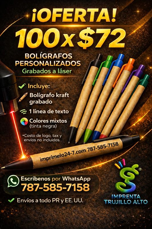 100 bolígrafos craft