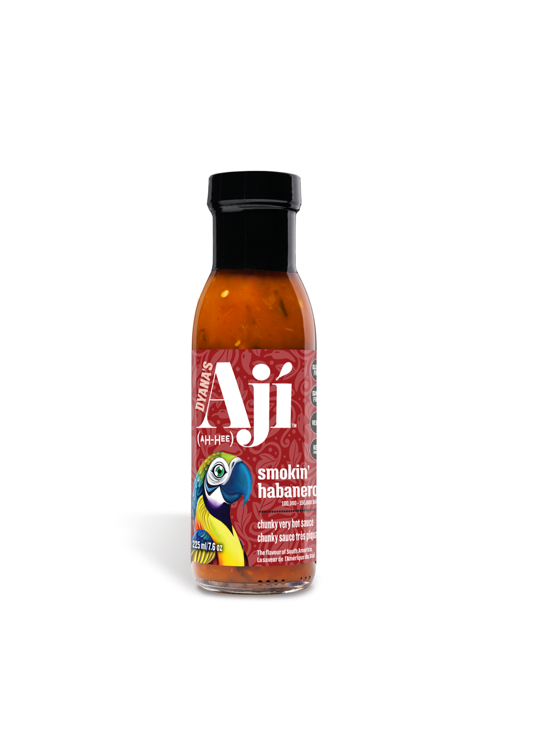 Aji Smokin' Habanero, Hot Sauce (225 ml)