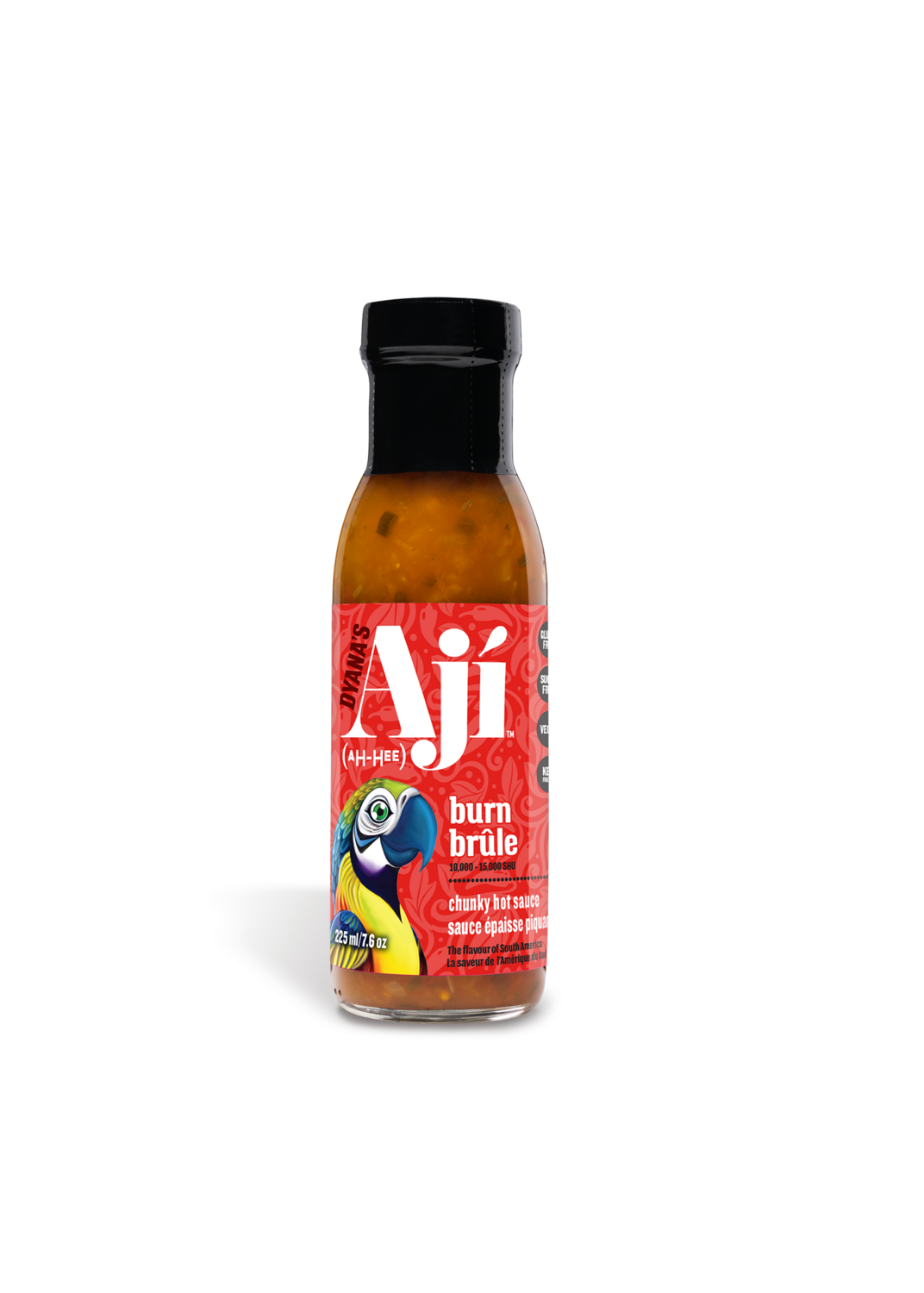 Aji Burn, Hot Sauce (225 ml)