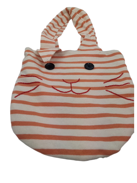 Sac chat marin saumon