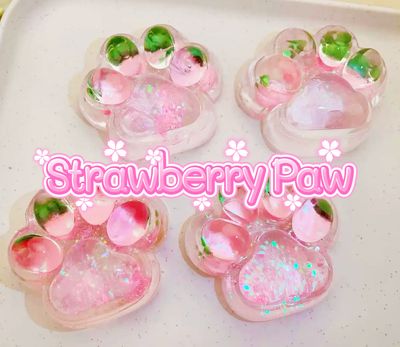 Strawberry Paw Squishy