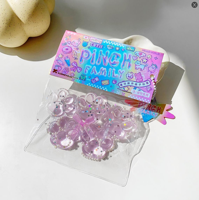 Mini Transparent Paw Squishy