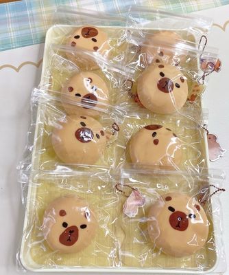 Slow-Rebound Squishy Ball Capybara Fruit