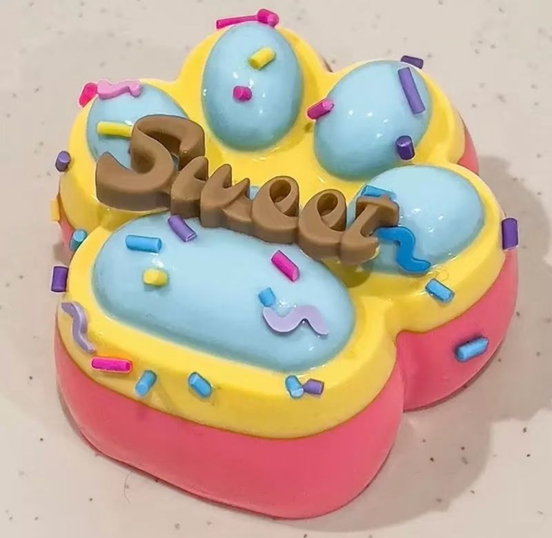 Birthday Cake Paw Taba Squishy