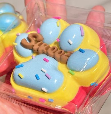 Birthday Cake Paw Taba Squishy