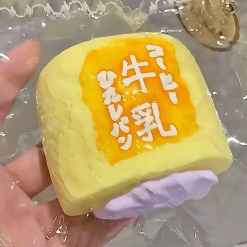 Stuffed Cream Milk Bread Taba Squishy