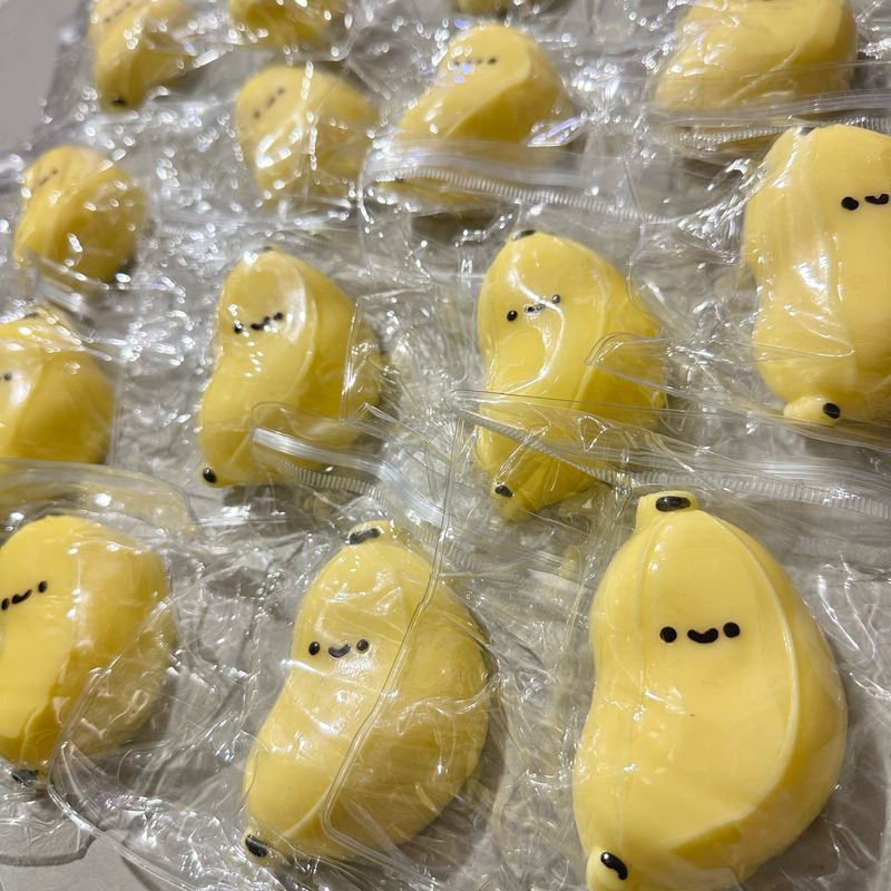 Smile Banana Stressrelief Toy Handmade gift Squishy