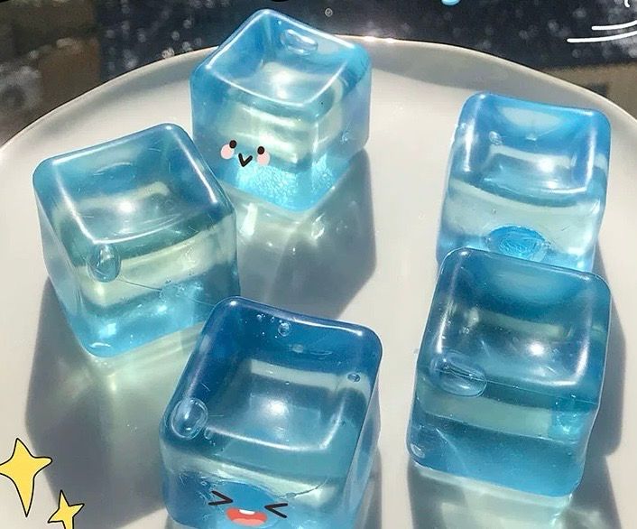 Ice Cube Maltose Feel Stressrelief Squishy Toy Gift Needoh-like