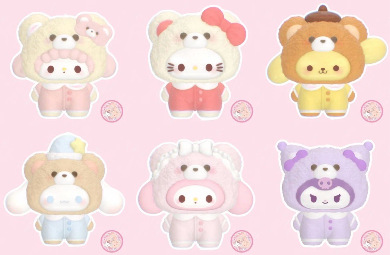 Sanrio Pajamas Party Taba Squishy