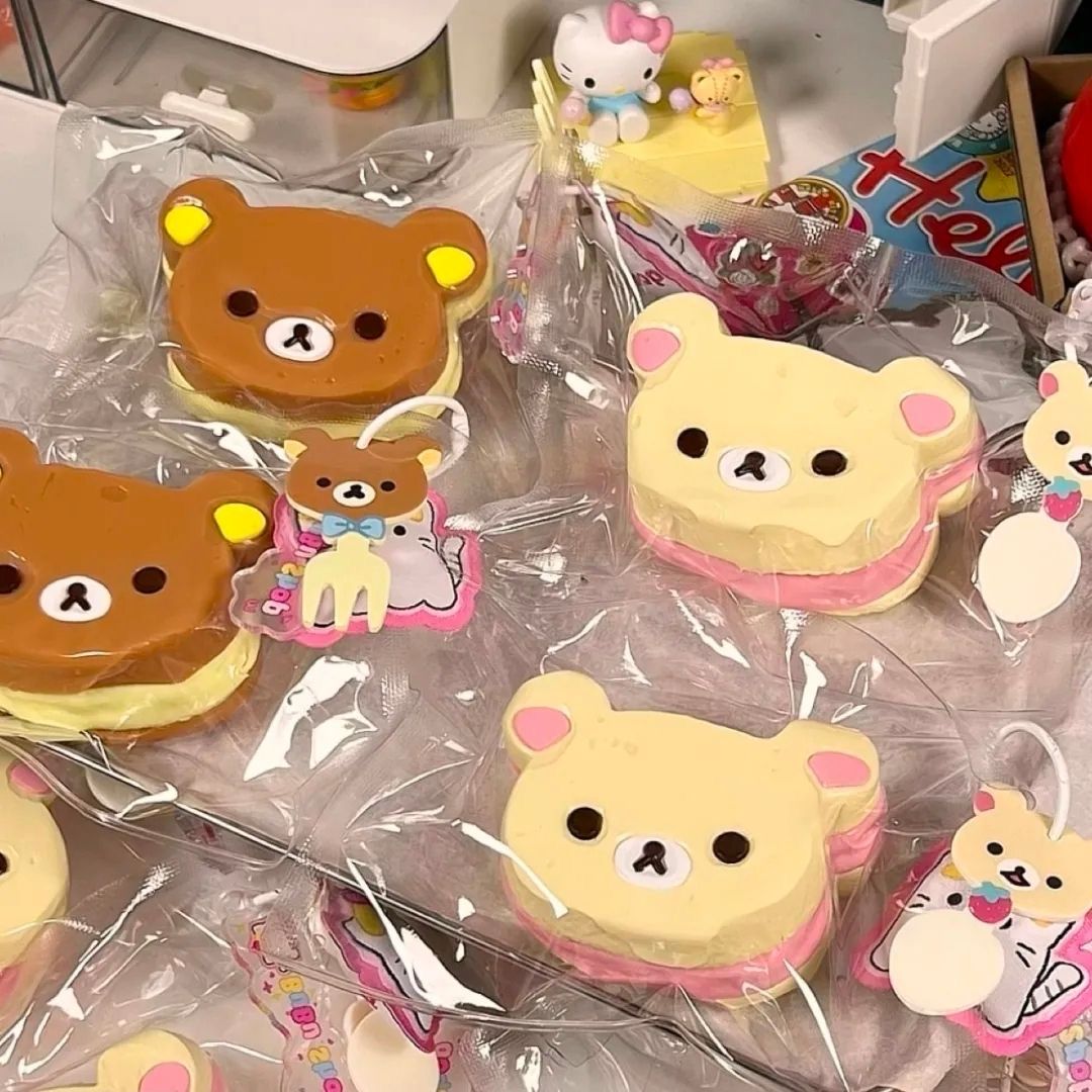 Rilakkuma Taba Squishy Pink