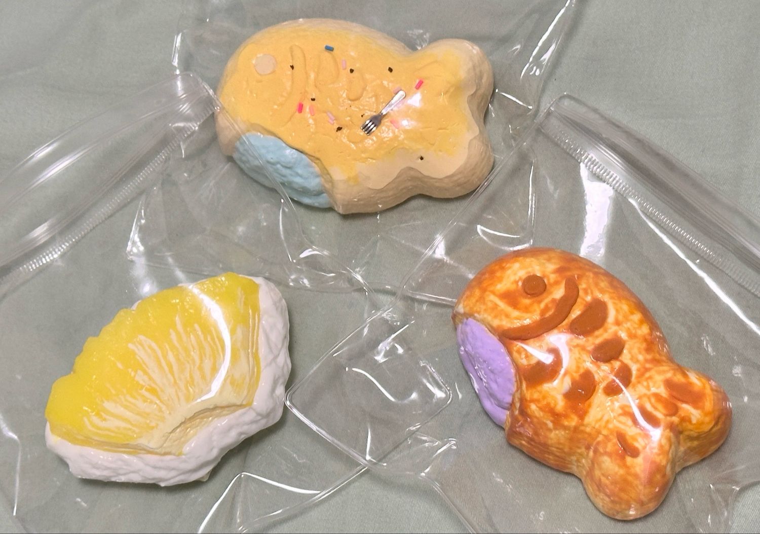 Pineapple and Taiyaki Taba Squishy