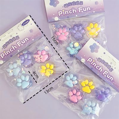 5 Mini Paw Squishy bag