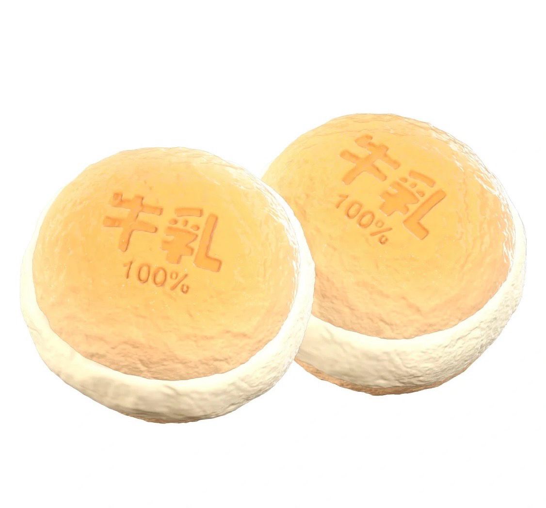 Milky Wheel Cake Taba Squishy