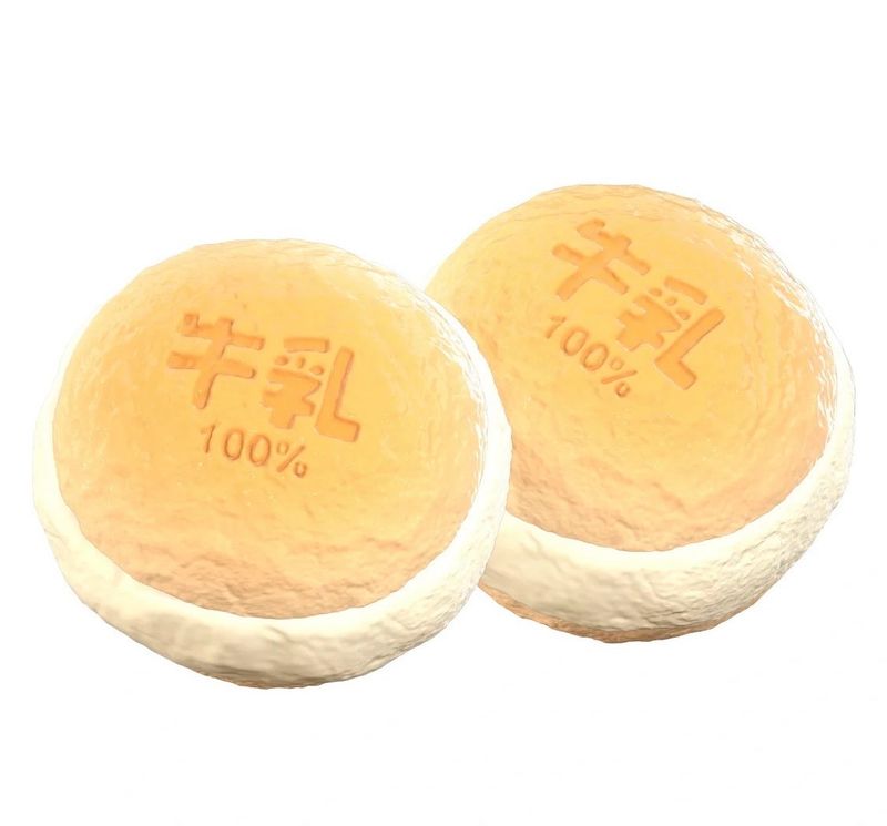 Milky Wheel Cake Taba Squishy