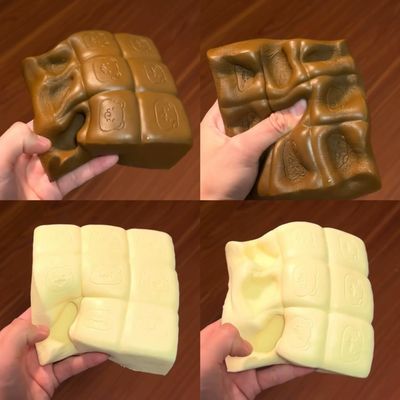9 Grid Chocolate Slow Rising Squishy